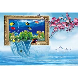 duvar posteri 3d tasarim G-6453 - 3D Tasarım