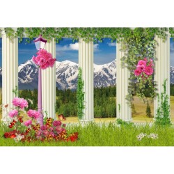 3D Tasarım - duvar posteri 3d tasarım S-1129-3