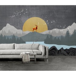 duvar posteri 3d tasarim TM-576 - 3D Tasarım