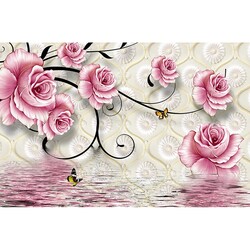 duvar posteri 3d tasarim Y-124 - 3D Tasarım