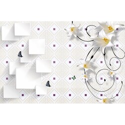 duvar posteri 3d tasarim Y-138 - 3D Tasarım