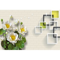 duvar posteri 3d tasarim Y-166 - 3D Tasarım