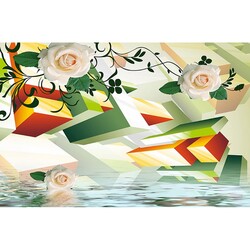 duvar posteri 3d tasarim Y-178 - 3D Tasarım