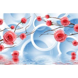 duvar posteri 3d tasarim Y-190 - 3D Tasarım