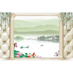 duvar posteri 3d tasarim Y-217 - 3D Tasarım