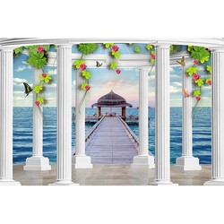 duvar posteri 3d tasarim Y-218 - 3D Tasarım
