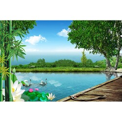 duvar posteri 3d tasarim Y-371 - 3D Tasarım