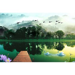 duvar posteri 3d tasarim Y-372 - 3D Tasarım