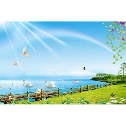 duvar posteri 3d tasarim Y-373 - 3D Tasarım