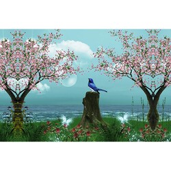 duvar posteri 3d tasarim Y-375 - 3D Tasarım