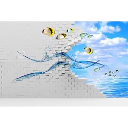 duvar posteri 3d tasarim Y-376 - 3D Tasarım