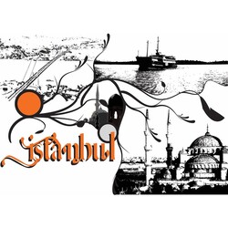 İstanbul - duvar posteri istanbul 905