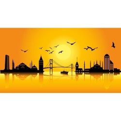 İstanbul - duvar posteri istanbul N068