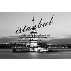 İstanbul - duvar posteri istanbul N136