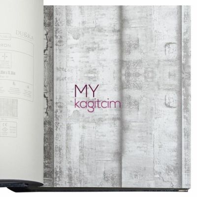 Eskitme Beton Gri Duvar Kağıdı İnception İron 71149-1