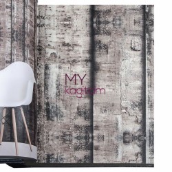Duka İnception 16,5 m² - Eskitme Beton Kızıl Kahve Duvar Kağıdı İnception İron 71149-5