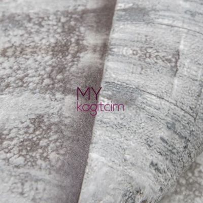Eskitme Beton Koyu Gri Duvar Kağıdı İnception İron 71149-3