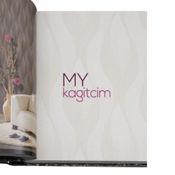 BB Ainos 16,5 m² - Geometik Bej Vinil Duvar Kağıdı Ainos 6531-2