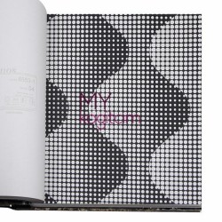 BB Ainos 16,5 m² - Geometik Siyah Gri Vinil Duvar Kağıdı Ainos 6533-3