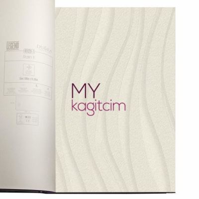 Geometrik Çok Açık Bej Vinil Duvar Kağıdı Legend Rain 81144-1