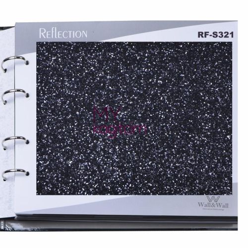 Glitter Simli Duvar Kağıdı RF-S321 Siyah