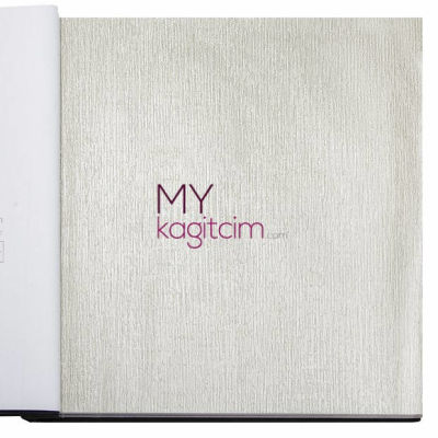 Gri Düz Kabartmalı Vinil Duvar Kağıdı Bossini 2209-03
