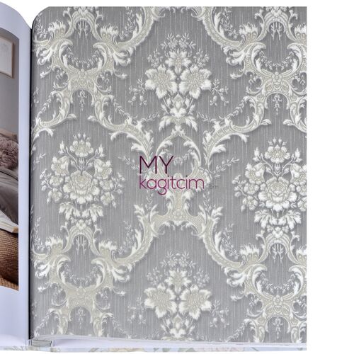 İtalyan Duvar kağıdı Satin flowers Z66841