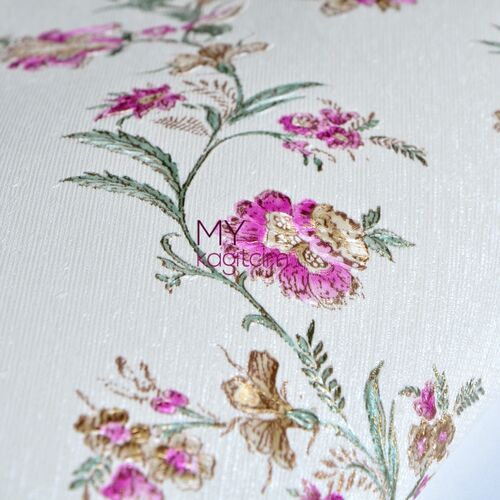 İtalyan Duvar kağıdı Satin flowers Z66853