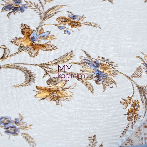 İtalyan Duvar kağıdı Satin flowers Z66856