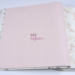 İthal duvar Kağıdı Country Charme 452006 Toz Pembe - Rasch Country Charme 5 m²
