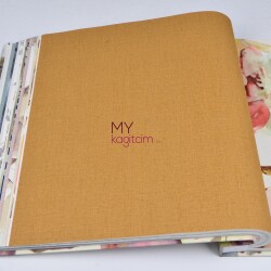 İthal Duvar Kağıdı Florentine IV 484663 Turuncu - Rasch florentine IV 5 m²