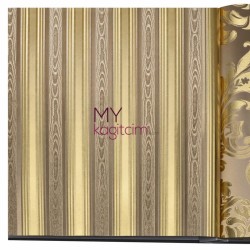 Gold Silver 5 m² - İthal Duvar Kağıdı Gold Silver 90204