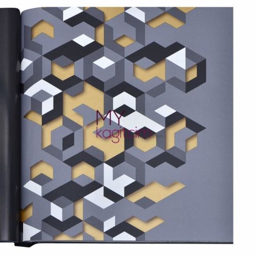 İthal Duvar Kağıdı Hexagone L57702