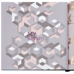 .Ugepa Hexagone 5 m² - İthal Duvar Kağıdı Hexagone L57703