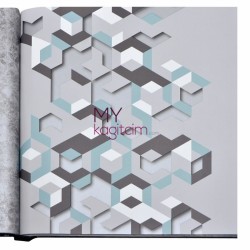 .Ugepa Hexagone 5 m² - İthal Duvar Kağıdı Hexagone L57711