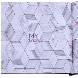 .Ugepa Hexagone 5 m² - İthal Duvar Kağıdı Hexagone L59209