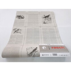 Rasch Duvar Kağıdı Lazy Sunday II 401615 Kuşlu - .Rasch 5 m²
