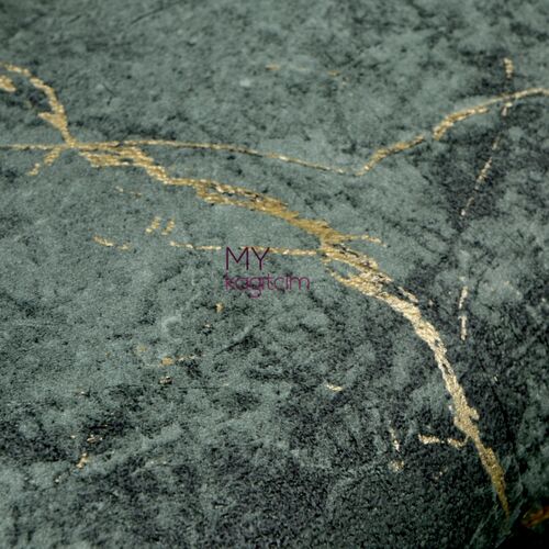 İthal Duvar Kağıdı Textured Wıbes A 78002 Mermer Yeşil