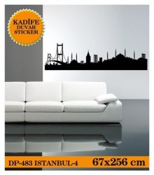 Coart Kadife İstanbul - KADİFE DUVAR STICKER İSTANBUL-4 67X256 CM