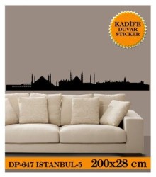 Coart Kadife İstanbul - KADİFE DUVAR STICKER İSTANBUL-5 200,6x28,4 CM