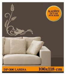 Coart Kadife Fauna - KADİFE DUVAR STICKER LARISA 106x118 cm