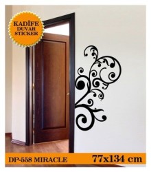 Coart Kadife Ofis - KADİFE DUVAR STICKER MIRACLE 77X134 CM