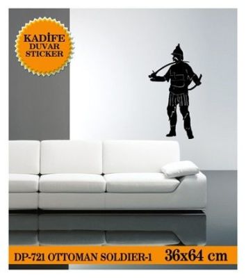KADİFE DUVAR STICKER OTTOMAN SOLDIER-1 36X64,8 CM