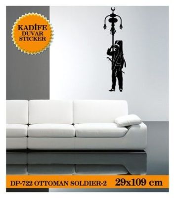 KADİFE DUVAR STICKER OTTOMAN SOLDIER-2 29,5X109,5 CM