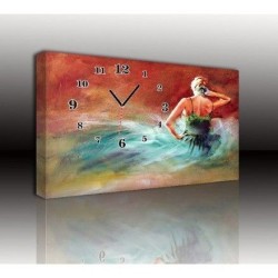 Mykağıtcım Kanvas Saat 30x40 cm - kanvas saat 30-40 (99)