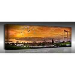 Mykağıtcım Kanvas Saat 90x30 cm - kanvas saat 90-30 (20)