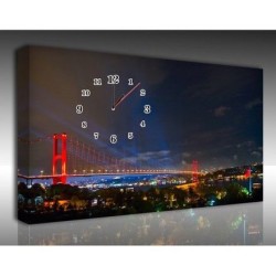 Mykağıtcım Kanvas Saat 70x50 cm - kanvas saat istanbul 70-50 (1)
