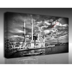 Mykağıtcım Kanvas Saat 70x50 cm - kanvas saat istanbul 70-50 (21)