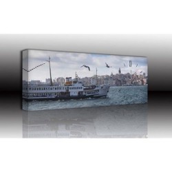 Mykağıtcım Kanvas Saat 90x30 cm - kanvas saat panoramik 90-30 (1)