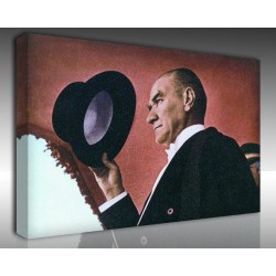 Kanvas Tablo Atatürk - Kanvas Tablo 00117